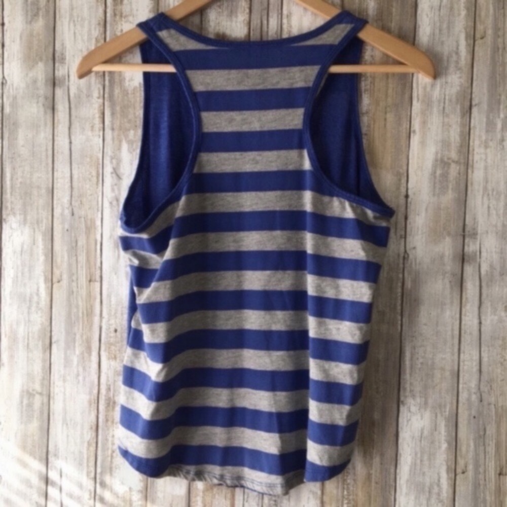 Minnie Mouse Blue Striped Tank - Picture 5 of 5